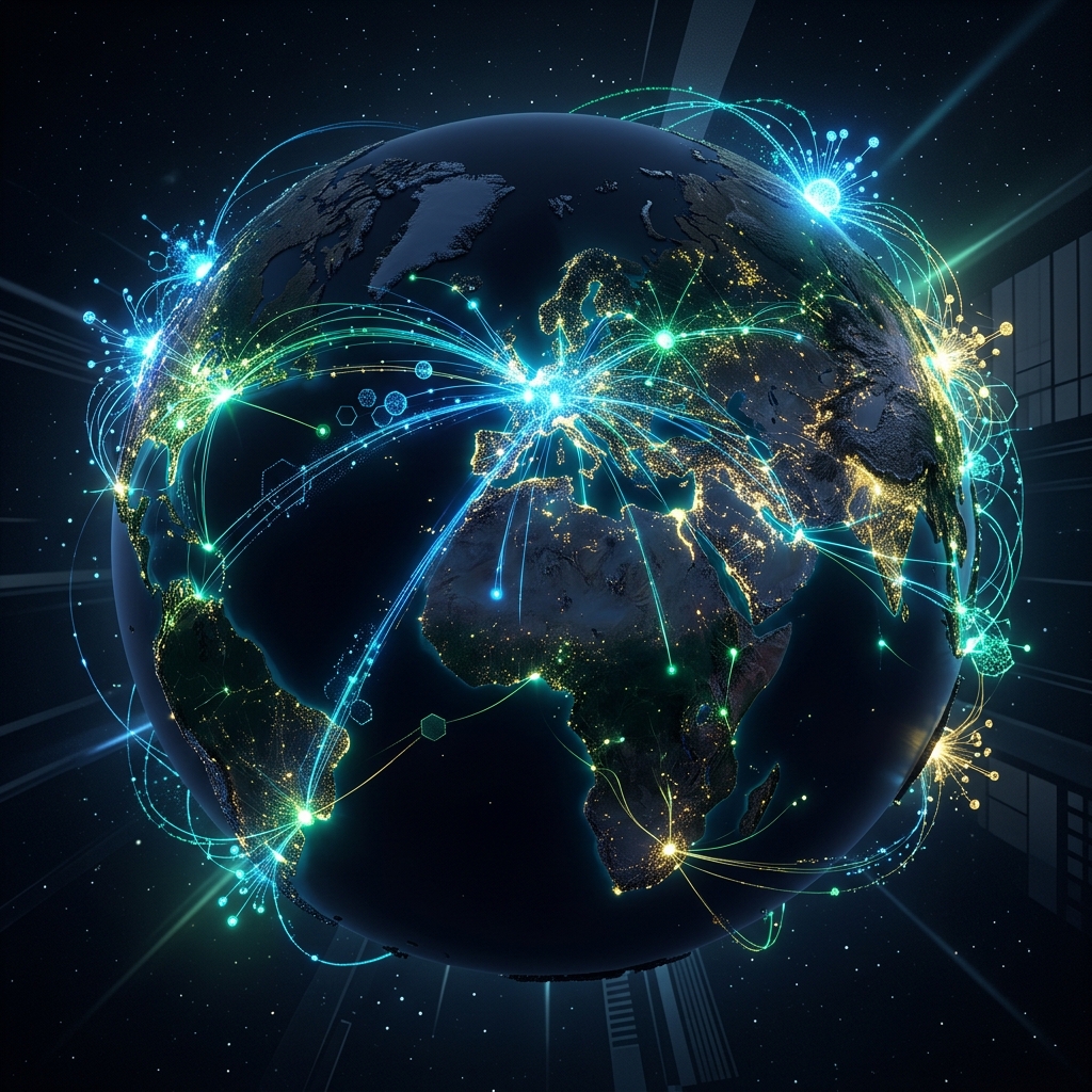 Viral Growth Engineering — Global Network Visualization